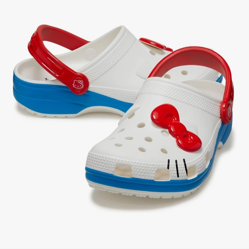 Hello Kitty White and Red Sandals with Bow